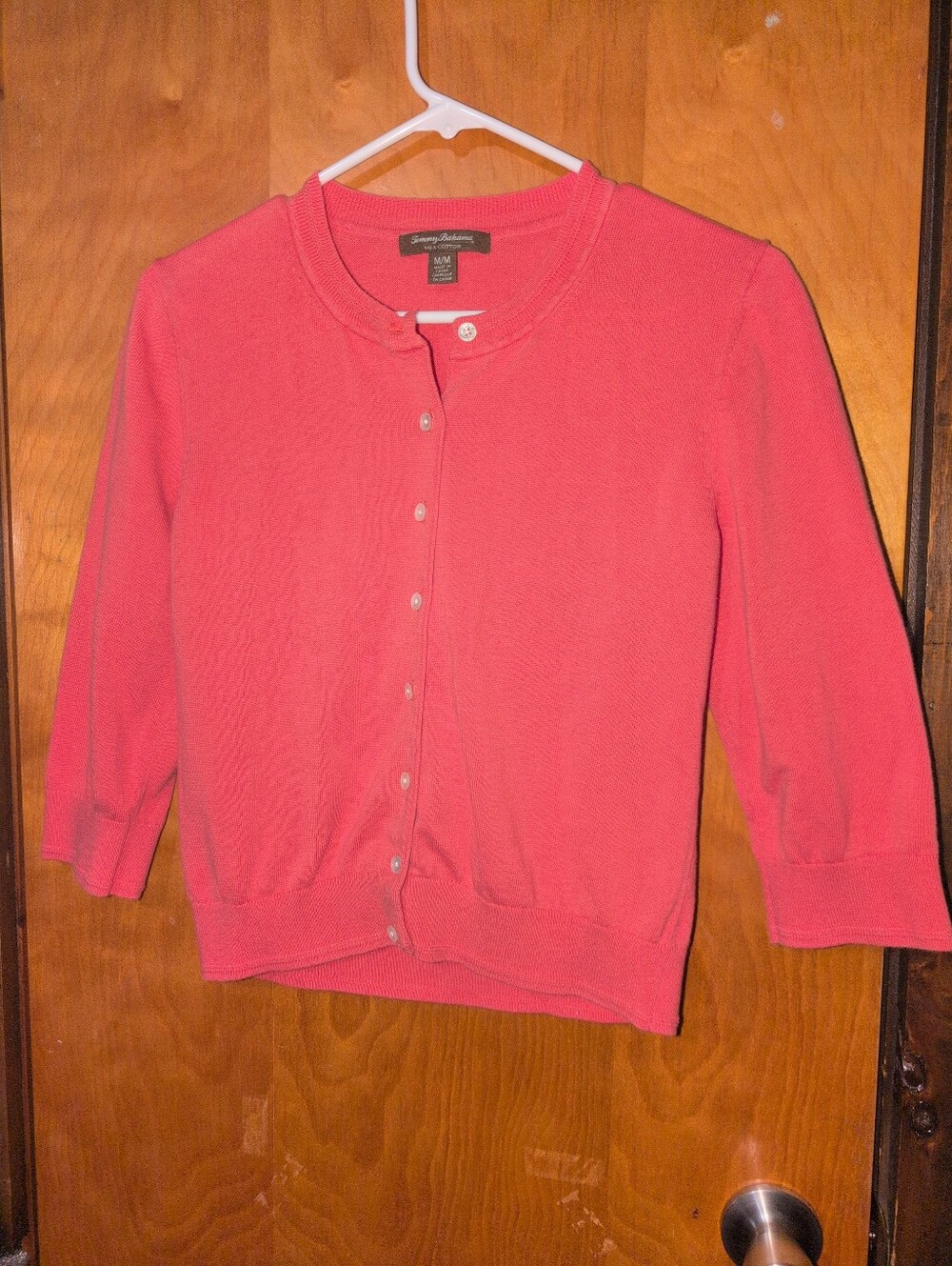Tommy Bahama Woman's Medium Pima Cotton Cardigan